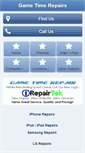 Mobile Screenshot of gametimerepairs.com